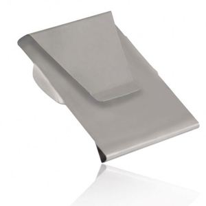 Clip <span class=keywords><strong>de</strong></span> dinero <span class=keywords><strong>de</strong></span> acero inoxidable, metálico, simple y funcional, para billetes y tarjetas - Product Image 3