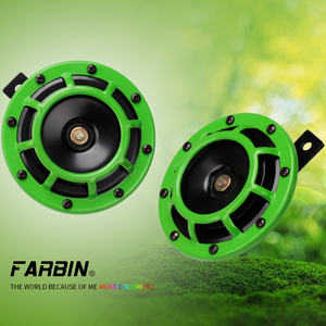 F-FARBIN fort Horn 12V grille de corne de voiture electrique High Bass Metal Kit tweeter Bass double corne - Product Image 4