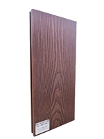 Bon prix 3d gaufrage terrasse plancher extérieur jardin co-extrusion creux WPC terrasse