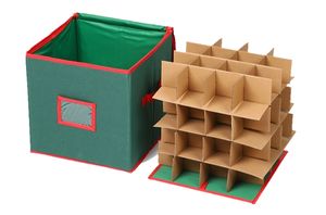 Caja Organizadora de Adornos Personalizable, Caja de Almacenamiento Plegable para Bolas de Navidad - Product Image 2