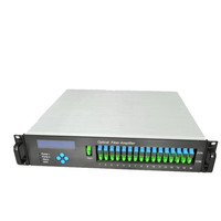 Amplificador Óptico TOKELINK T-1550E 1550nm WDM EDFA 2U de Alta Potencia para FTTH, 16 Puertos, CATV, IP, Garantía de 3 Años