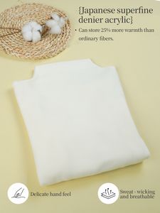 Nuevo Blusa de Encaje con Cuello Medio, Decoración Floral Hecha a Mano, Manga Larga, Corte Entallado, Diseño Estilizador para Mujer, en Existencia - Product Image 6