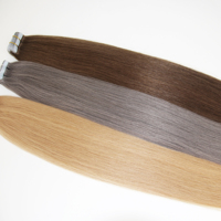 Extensiones de cabello humano, cinta de doble estiramiento, Remy, cutícula 100%, alta calidad