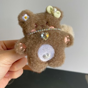 New Autumn/Winter Cute Plush Bear Hair Clip Cartoon Furry Adorable <b>Doll</b> Bangs Clip Hair <b>Accessory</b> Girlish Style - Product Image 4