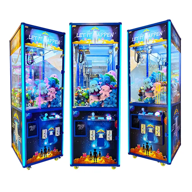 Neofuns 25 Inch Small Claw Machine "Let It Happen" Toy Vending Coin Operated Games Machine Claw Crane Machine
