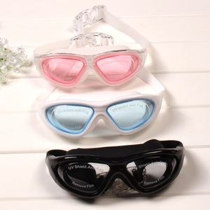Swimming Goggles <b>Large</b> <b>Frame</b> Anti Fog UV Protection For Women Water Sports - Product Image 1