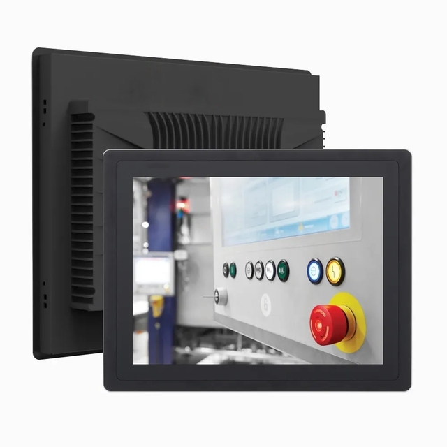 Customized Industrial Embedded HMI IP65 Aluminum Alloy 3mm Bezel TFT Monitor Panel PC 10-Point Capacitive Touch Screen /X86