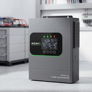 SUNEX เครื่องกำเนิดไฟฟ้าพลังงานแสงอาทิตย์แบบไฮบริด 5kw Wifi 24 โวลต์ 24v 220v 5000w คลื่นไซน์บริสุทธิ์ 5kva โซลาร์ ไม่มีแบตเตอรี่ SUX-Ultra 5KW คลื่นไซน์บริสุทธิ์ - Product Image 1