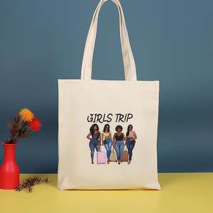 กระเป๋าผ้าแคนวาสพยาบาล กระเป๋าเครื่องสำอาง กระเป๋าช้อปปิ้งความจุขนาดใหญ่ กระเป๋าสะพายไหล่ กระเป๋าถือ กระเป๋าถือสำหรับสาวรักษ์โลก - Product Image 4