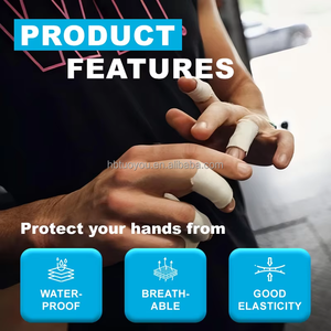 Pabrik disesuaikan pita olahraga lengket kuat gulungan katun seng oksida untuk melawan Dicetak perlindungan plester tinju - Product Image 6