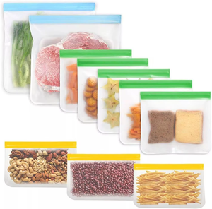 Food Grade Eco-friendly Transparent PEVA Food <b>Bags</b> Are <b>Used</b> for Food Freezer <b>Bag</b> Packaging - Product Image 1