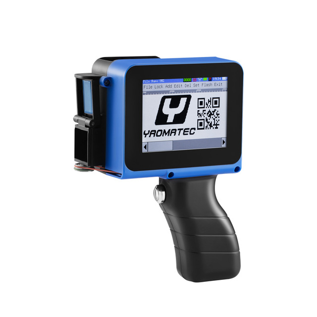 Portable Mini Handheld Inkjet Printer 12.7mm for QR Barcode Batch Date Number Logo Expiry Date Coding Machine 28 Languages