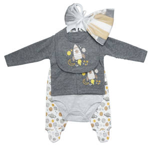 Set di abbigliamento per bambini di buona qualità set di abbigliamento per <span class=keywords><strong>neonato</strong></span> da <span class=keywords><strong>0</strong></span> a <span class=keywords><strong>3</strong></span> <span class=keywords><strong>mesi</strong></span> pagliaccetto <span class=keywords><strong>neonato</strong></span> morbido e confortevole altri indumenti confezione regalo - Product Image 1