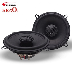 Haut-parleur coaxial professionnel <span class=keywords><strong>2</strong></span> voies de 5,25 pouces en fer avec tweeter, 40 Watts, pleine gamme, 12V, noir, 3 Ohms pour voiture - Vente en gros - Product Image 1