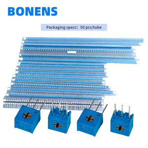 BONENS 3362P ตัวต้านทานเซอร์เมทแบบหมุนเดี่ยว 10K 10% แบบ Through-hole 0.25W - Product Image 6