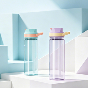 Vaso de Plástico Tritan Personalizado de 500 ml con Botella de Agua Resistente a la Temperatura para Beber Directamente, Seguro para Todos, Botellas Tritan - Product Image 3