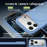 Coque de protection magnétique pour objectif d'appareil photo pour iPhone 18 17 16 15 Pro Max, antichoc, accessoires de téléphone portable en gros