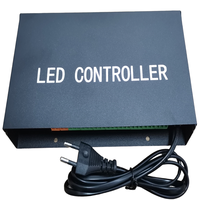 Contrôleur de bande LED RGB JIUAN T8-1000AC programmable, sortie 8 canaux, synchronisation 8192 pixels, carte SD, contrôleur de pixels LED étanche 220V