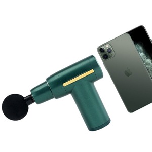 Mini Pistola de Masaje Portátil, Pistola de Masaje con 12 Niveles de Velocidad, Motor sin Escobillas, Recargable por USB, Negra - Product Image 2