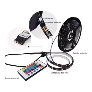 APP <b>Control</b> and <b>Remote</b> <b>Control</b> 5m <b>Smart</b> Strip Light 30LEDs/m RGB Color Change LED Strip Lights for Home Decoration - Product Image 4