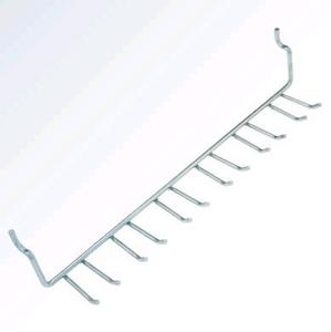Support de rangement pour outils à main en métal noir robuste à plusieurs fentes pour atelier - Product Image 2