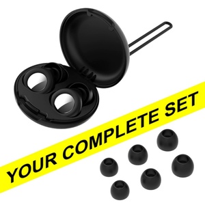 Tapones de Oído Reutilizables Suaves para Protección Auditiva, Reducción de Ruido para Dormir, 4 Puntas de Silicona, Tapones de Oído Silenciosos - Product Image 6