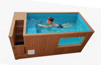Piscine conteneurisée 20 pieds en acier, portable, pour complexe hôtelier - Offre Spéciale