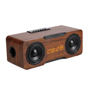Caixa de som portátil de madeira, equipamento de som para alto-falante/amplificador/alto-falante bluetooth, suprimentos para fabricante