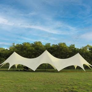 เต็นท์กลางแจ้งแบบพรีเมี่ยมขนาด40-80คนเต็นท์แบบสามยอดกันน้ำได้หรูหราขนาดใหญ่ใช้กลางแจ้งแคมป์ปิ้งปาร์ตี้งานแต่งงาน - Product Image 1