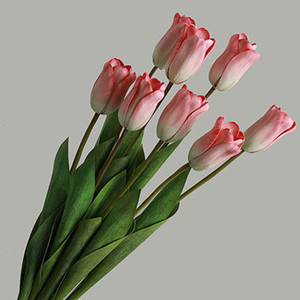 IFG Ingrosso 70cm <span class=keywords><strong>Fiori</strong></span> <span class=keywords><strong>di</strong></span> Tulipano Artificiali Real Touch per Matrimoni, Festa della Mamma, Halloween, Pasqua, Capodanno, Decorazioni per la Casa - 50 Pezzi - Product Image 2