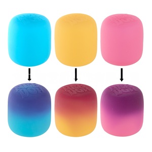 ของเล่นบีบคลายเครียด TPR รูปมาร์ชเมลโลว์เปลี่ยนสีได้ - Product Image 5