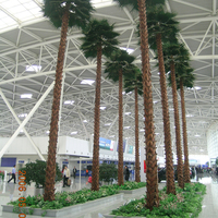 Palmiers artificiels d'intérieur Phoenix canariensis préservés pour l'exportation au Canada