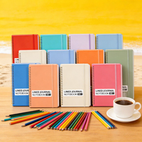 Carnet de notes de bureau A4 personnalisé avec logo, reliure spirale double, papier couché 120 feuilles, idéal pour réunions d'affaires – Nouveauté !