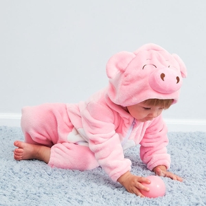 Precio de fábrica bebé invierno mono de manga larga bebé <span class=keywords><strong>cremallera</strong></span> Pijamas bebé Animal mameluco para recién nacido - Product Image 2
