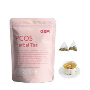 Té Herbal PCOS OEM para Apoyo a la Fertilidad y la Ovulación - Mezcla de Jengibre, Menta y Ortiga, Equilibrio Hormonal - Product Image 1