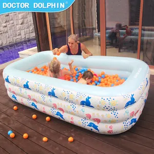 Étang de natation unique de nouveau design pour des piscines d'enfants piscine extérieure de natation piscine gonflable de 3 anneaux pour des adultes d'enfants