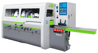 M621 Dégauchisseuse quatre faces automatique à 6 têtes avec table coulissante, moteur 5,5 kW, tension 380 V