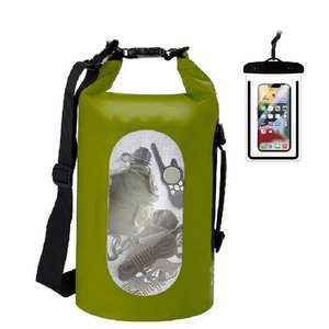 Sac à dos étanche avec fermeture, sacs étanches portables résistants à l'eau pour le kayak, le camping, la natation, la randonnée, la navigation de plaisance, le canoë flottant - Product Image 1