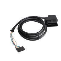 OBDII hombre izquierda curva a 2,54 10PIN obdii obd2 obd a 2,54 de diagnóstico del coche cable de prueba para VGA interfaz de diagnóstico DIY de programación