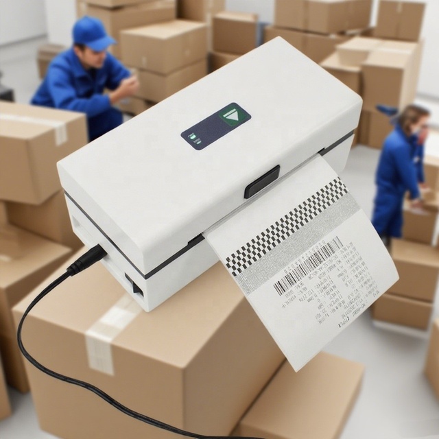Compact 4" Thermal Label Printer - USB/ Barcode Printer for 4x6 Shipping Labels