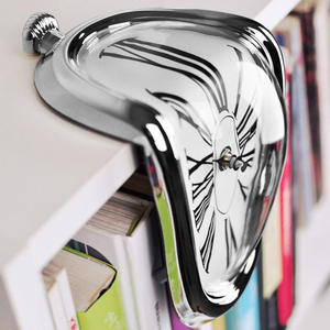 Orologio da Parete Creativo Effetto Sciogliere, Decorazione Casa, Regalo, Stile Surrealista <span class=keywords><strong>Salvador</strong></span> Dalí, Orologio Distorto Surreale - Product Image 2