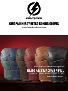 <span class=keywords><strong>Guantes</strong></span> de <span class=keywords><strong>Boxeo</strong></span> Profesionales, <span class=keywords><strong>Guantes</strong></span> de Entrenamiento de Microfibra Retro Unisex para Sanda, Combate, Sparring y Saco de <span class=keywords><strong>Boxeo</strong></span> - Product Image 2