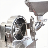 Broyeur à poudre en acier inoxydable, moulin à eau froide pour sucre, sel, riz, broyeur de noyaux, moteur et engrenage pour la transformation alimentaire