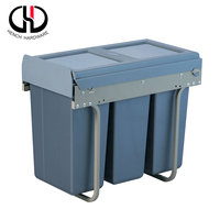 Double baril de 30ml 30l, corbeille extra résistante, nouveau design, poubelle large capacité, livraison gratuite