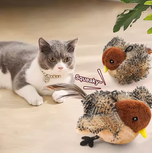 Jouet pour chat éducatif moderne rechargeable par USB, style dessin animé, avec design en peluche, respectueux de l'environnement, télécommande, pour intérieur, fournitures pour animaux de compagnie - Product Image 4