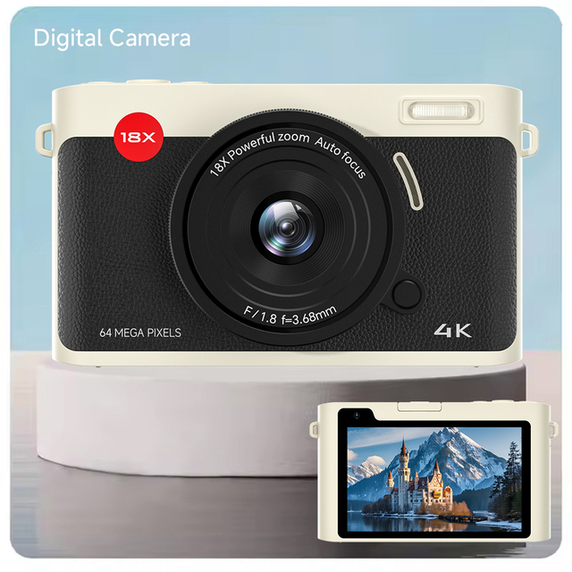 Jarvis Professional Touch Screen Operation DSLR Digital Camera 2"-3" Screen Lithium Battery SD Card 5K Resolution Video & Audio