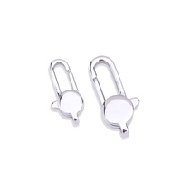 VEROMCA-Fermoir Hip Hop en acier inoxydable pour la fabrication de bijoux, fermoir serpent
