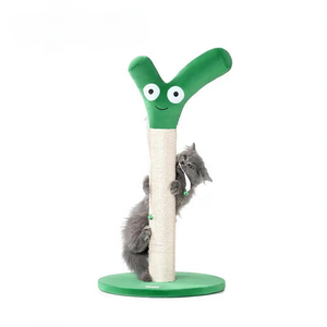 Griffoir pour chat avec clochette, griffoir en sisal pour chats, tour griffoir pour chat série Alimentation Mignonne, colonne à griffer pour chat - Product Image 2