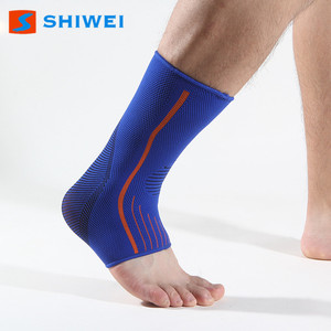 Shiwei <b>Ankle</b> <b>Support</b> Brace Elastic Breathable Protection For Football Sports Unisex Adult - Product Image 3