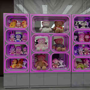 خزانة عرض ألعاب عصرية بسيطة قابلة للتجميع مع تصميم داخلي قابل للتخصيص، مثالية لتماثيل الأكشن - Product Image 2